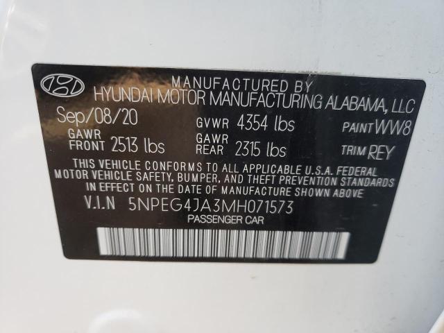 Photo 11 VIN: 5NPEG4JA3MH071573 - HYUNDAI SONATA SE 