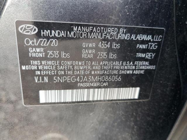 Photo 11 VIN: 5NPEG4JA3MH086056 - HYUNDAI SONATA 