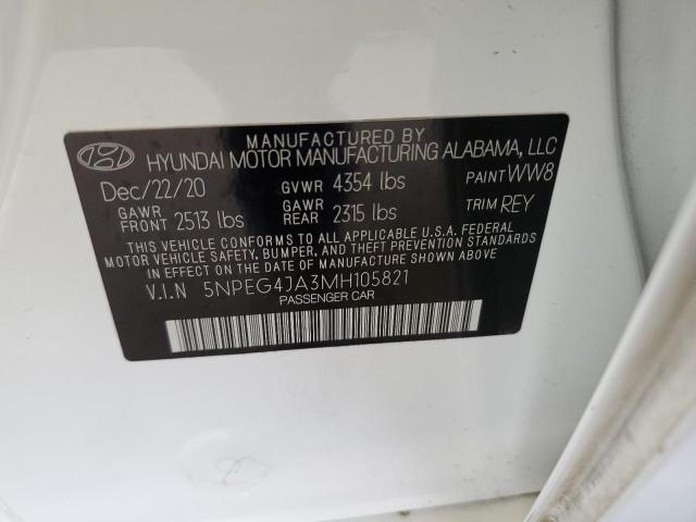 Photo 12 VIN: 5NPEG4JA3MH105821 - HYUNDAI SONATA 