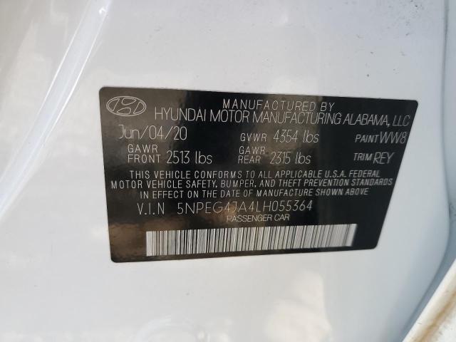 Photo 12 VIN: 5NPEG4JA4LH055364 - HYUNDAI SONATA SE 