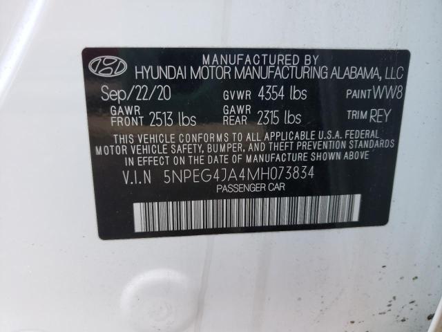 Photo 11 VIN: 5NPEG4JA4MH073834 - HYUNDAI SONATA SE 