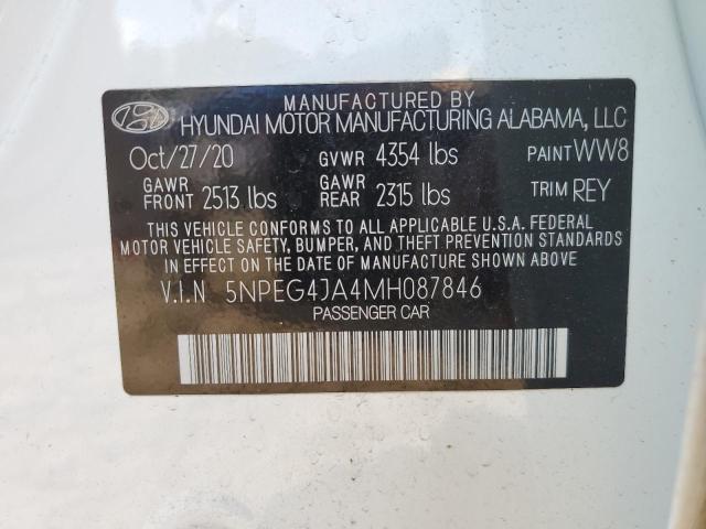 Photo 11 VIN: 5NPEG4JA4MH087846 - HYUNDAI SONATA 