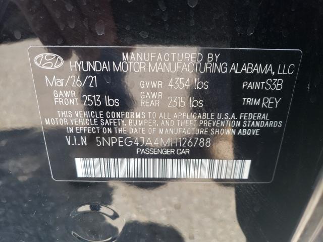 Photo 9 VIN: 5NPEG4JA4MH126788 - HYUNDAI SONATA SE 