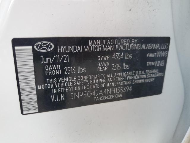 Photo 12 VIN: 5NPEG4JA4NH135394 - HYUNDAI SONATA 