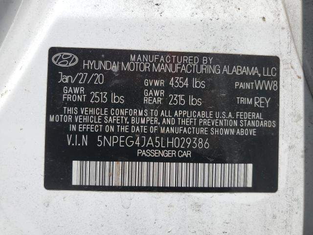 Photo 12 VIN: 5NPEG4JA5LH029386 - HYUNDAI SONATA SE 