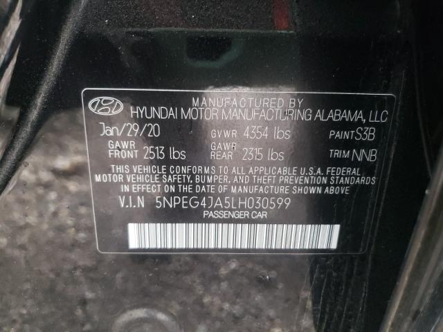 Photo 9 VIN: 5NPEG4JA5LH030599 - HYUNDAI SONATA SE 