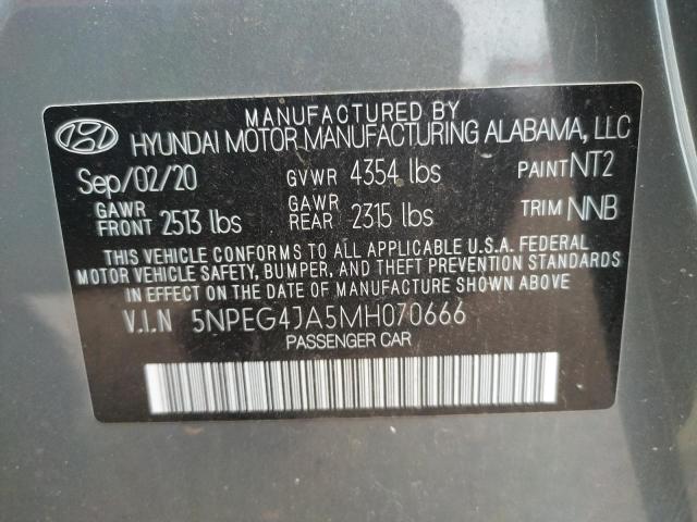 Photo 11 VIN: 5NPEG4JA5MH070666 - HYUNDAI SONATA SE 