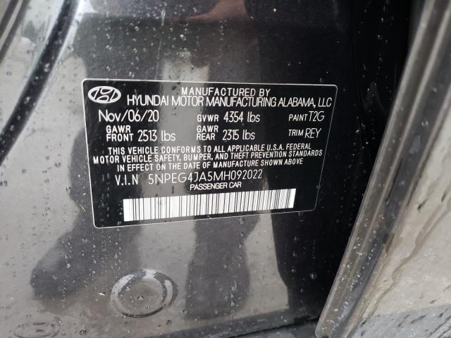 Photo 9 VIN: 5NPEG4JA5MH092022 - HYUNDAI SONATA SE 