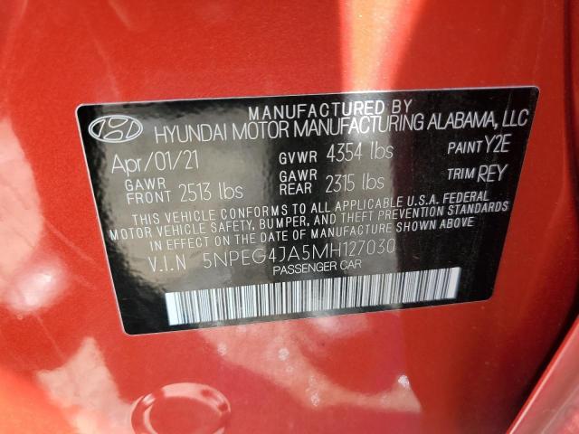 Photo 12 VIN: 5NPEG4JA5MH127030 - HYUNDAI SONATA SE 