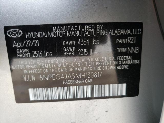 Photo 9 VIN: 5NPEG4JA5MH130817 - HYUNDAI SONATA SE 