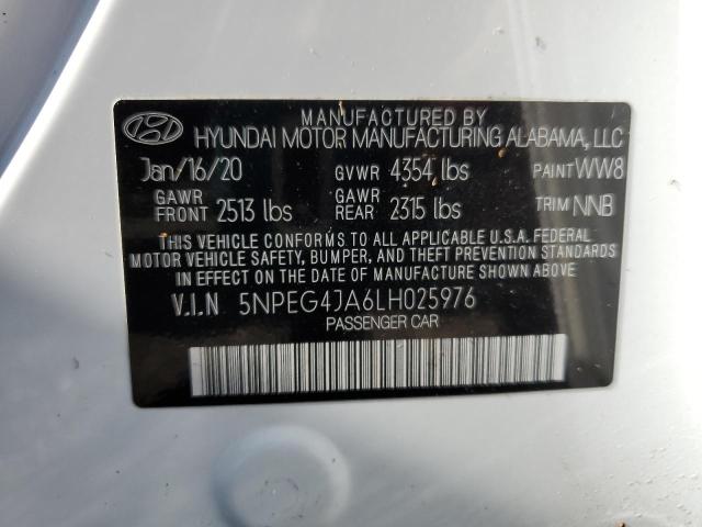 Photo 12 VIN: 5NPEG4JA6LH025976 - HYUNDAI SONATA SE 