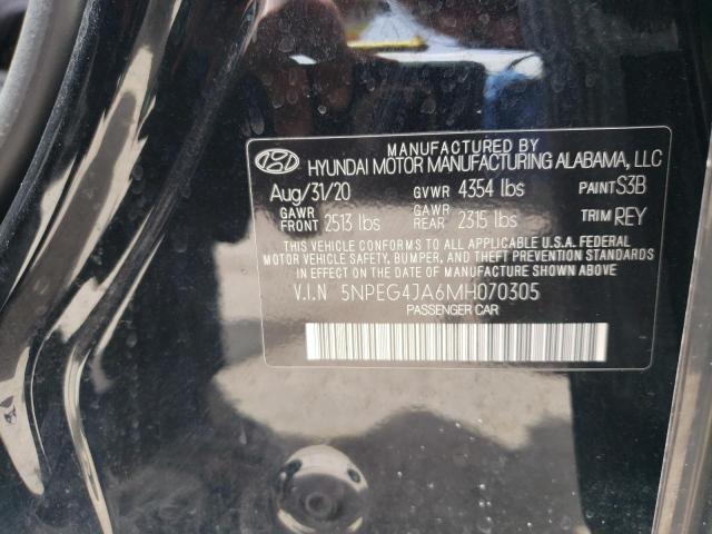 Photo 12 VIN: 5NPEG4JA6MH070305 - HYUNDAI SONATA SE 