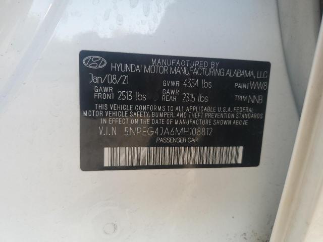 Photo 11 VIN: 5NPEG4JA6MH108812 - HYUNDAI SONATA SE 