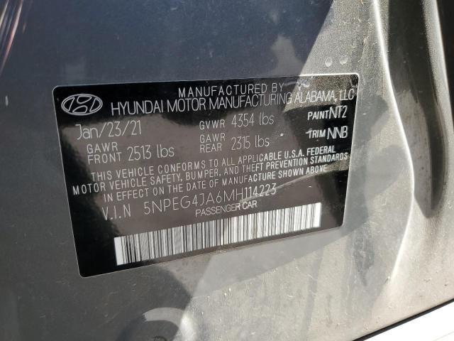 Photo 11 VIN: 5NPEG4JA6MH114223 - HYUNDAI SONATA SE 