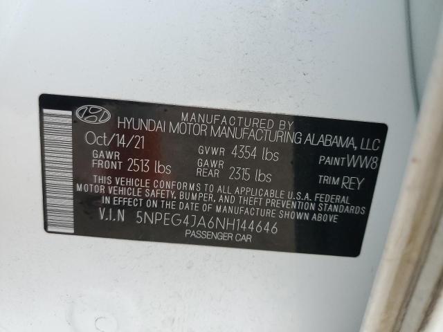 Photo 11 VIN: 5NPEG4JA6NH144646 - HYUNDAI SONATA SE 