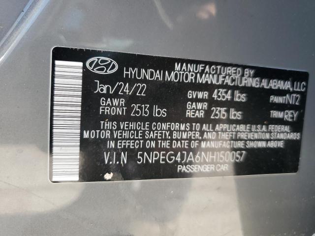 Photo 11 VIN: 5NPEG4JA6NH150057 - HYUNDAI SONATA SE 