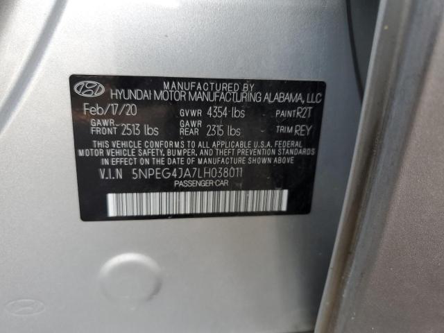 Photo 11 VIN: 5NPEG4JA7LH038011 - HYUNDAI SONATA SE 