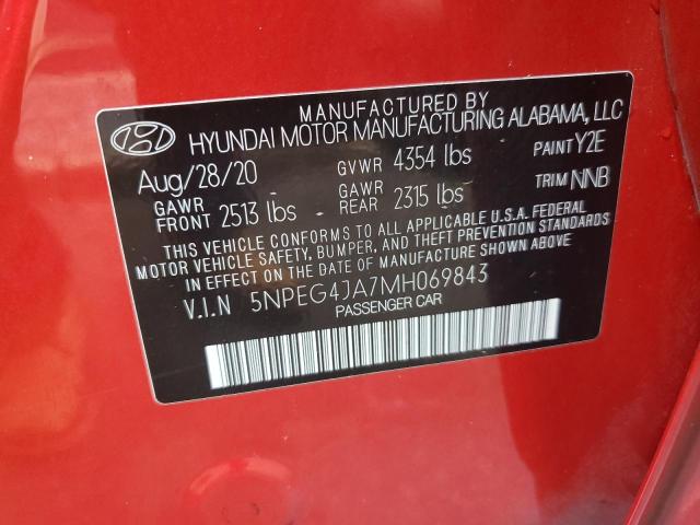 Photo 11 VIN: 5NPEG4JA7MH069843 - HYUNDAI SONATA SE 