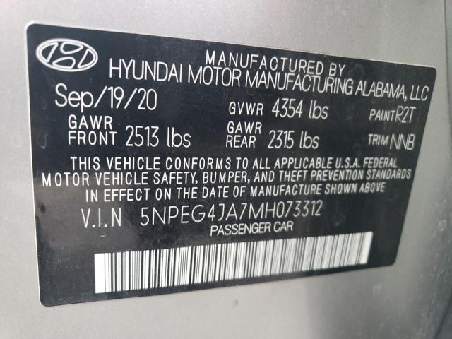 Photo 11 VIN: 5NPEG4JA7MH073312 - HYUNDAI SONATA 