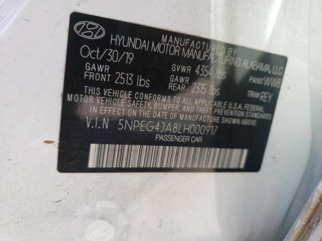 Photo 11 VIN: 5NPEG4JA8LH000917 - HYUNDAI SONATA SE 