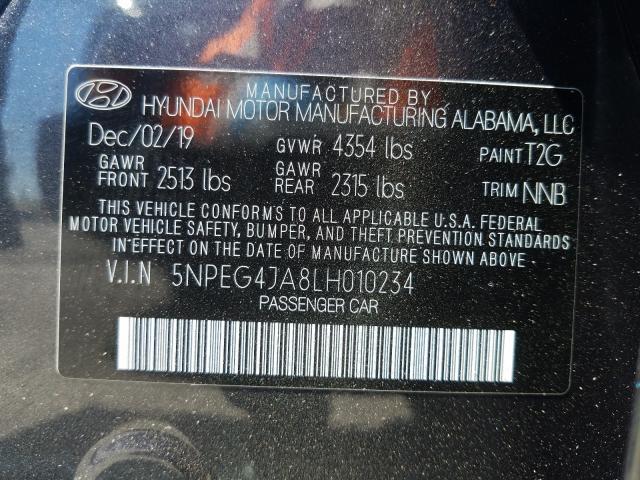 Photo 9 VIN: 5NPEG4JA8LH010234 - HYUNDAI SONATA SE 