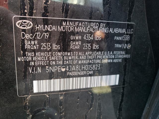 Photo 9 VIN: 5NPEG4JA8LH015823 - HYUNDAI SONATA SE 