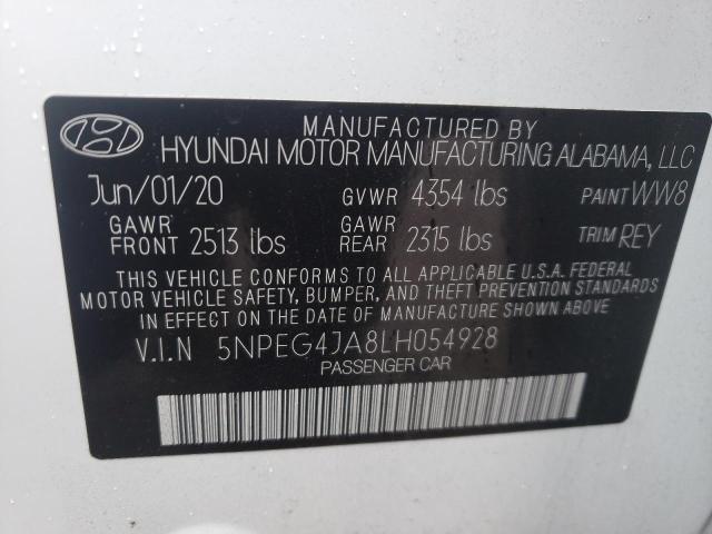 Photo 9 VIN: 5NPEG4JA8LH054928 - HYUNDAI SONATA SE 