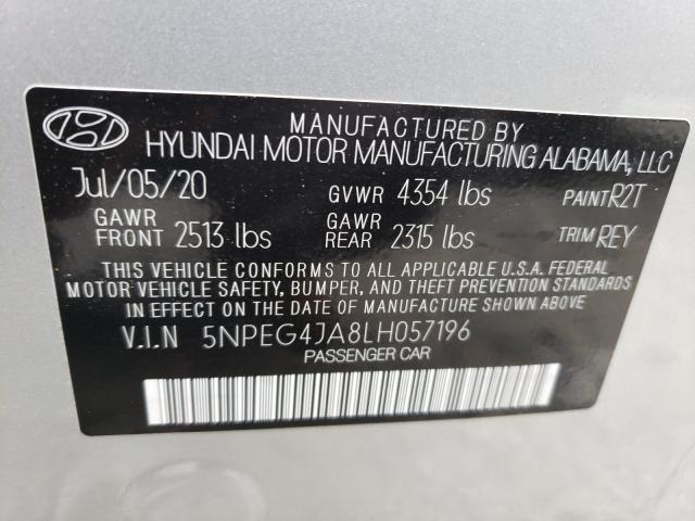 Photo 9 VIN: 5NPEG4JA8LH057196 - HYUNDAI SONATA SE 