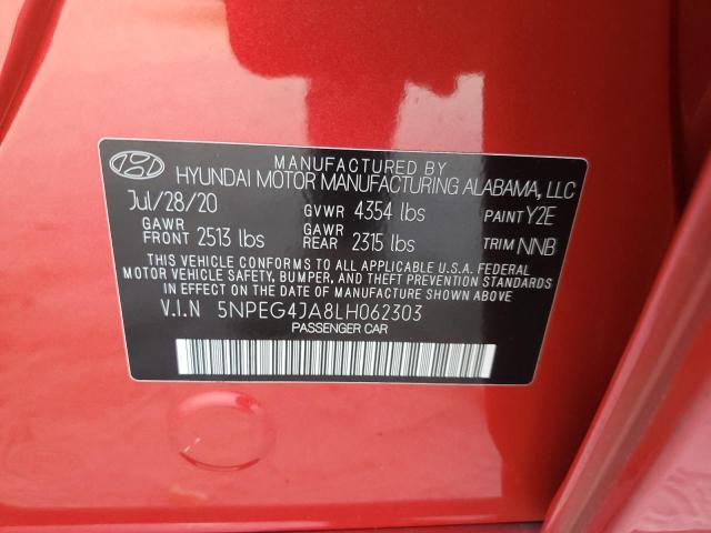 Photo 12 VIN: 5NPEG4JA8LH062303 - HYUNDAI SONATA SE 