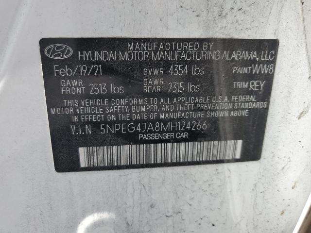 Photo 11 VIN: 5NPEG4JA8MH124266 - HYUNDAI SONATA SE 