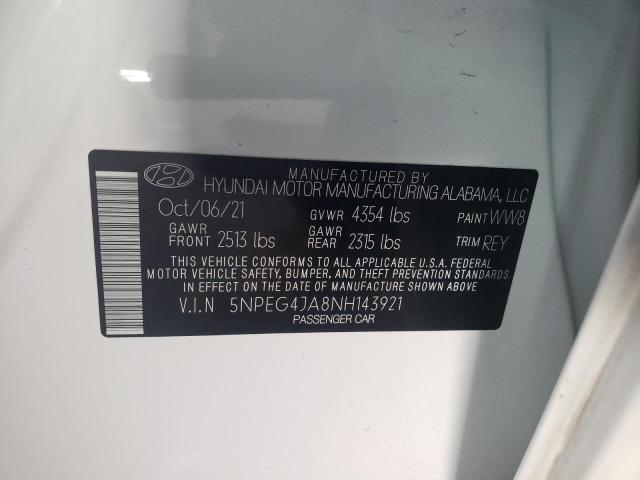 Photo 12 VIN: 5NPEG4JA8NH143921 - HYUNDAI SONATA SE 