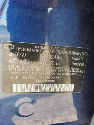 Photo 11 VIN: 5NPEG4JA9LH038883 - HYUNDAI SONATA SE 