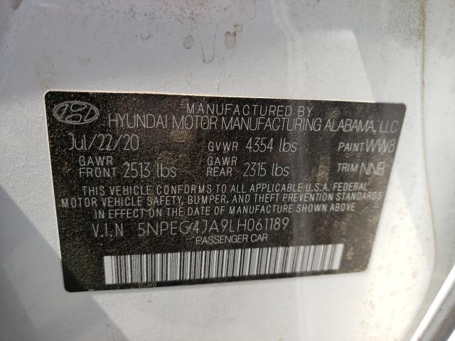 Photo 9 VIN: 5NPEG4JA9LH061189 - HYUNDAI SONATA SE 