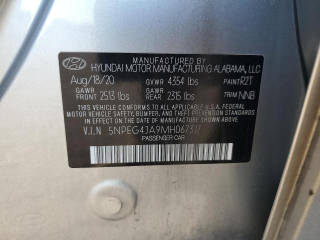 Photo 11 VIN: 5NPEG4JA9MH067317 - HYUNDAI SONATA SE 