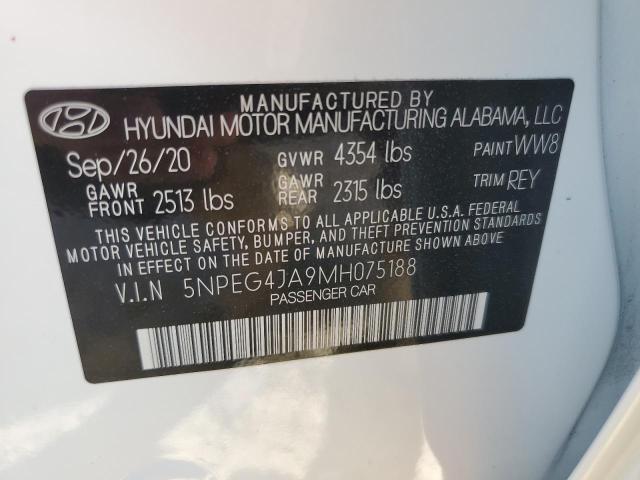 Photo 12 VIN: 5NPEG4JA9MH075188 - HYUNDAI SONATA SE 