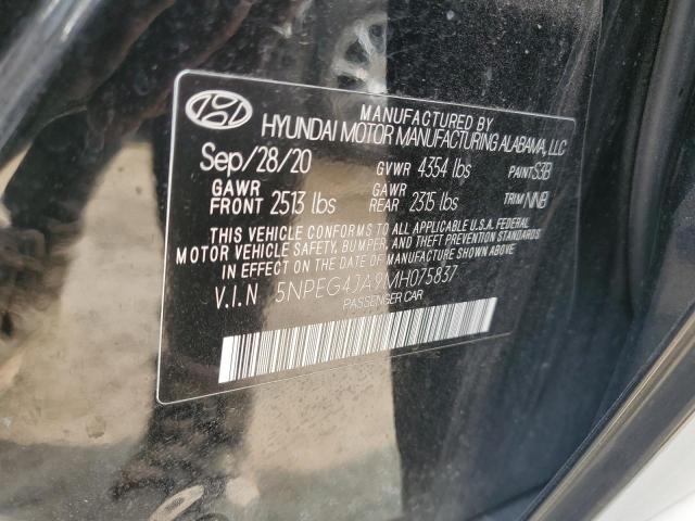 Photo 11 VIN: 5NPEG4JA9MH075837 - HYUNDAI SONATA SE 