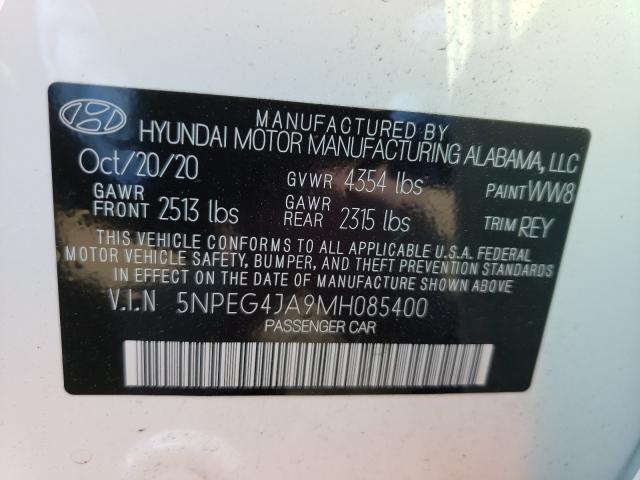 Photo 9 VIN: 5NPEG4JA9MH085400 - HYUNDAI SONATA SE 