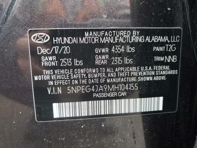 Photo 11 VIN: 5NPEG4JA9MH104155 - HYUNDAI SONATA SE 