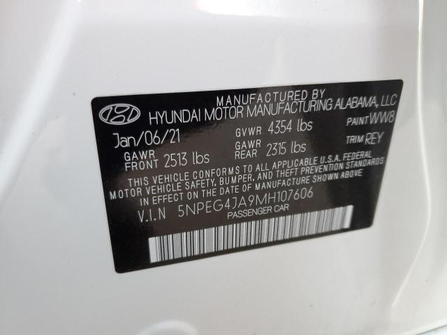 Photo 12 VIN: 5NPEG4JA9MH107606 - HYUNDAI SONATA SE 