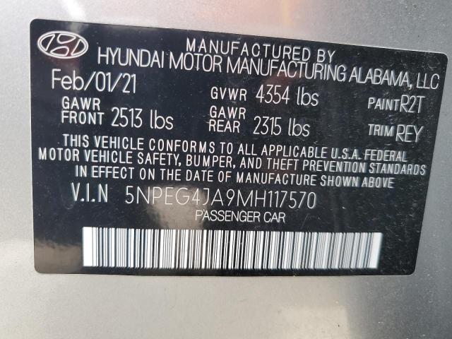 Photo 11 VIN: 5NPEG4JA9MH117570 - HYUNDAI SONATA SE 