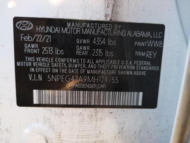 Photo 11 VIN: 5NPEG4JA9MH124955 - HYUNDAI SONATA SE 