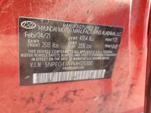 Photo 12 VIN: 5NPEG4JA9MH125300 - HYUNDAI SONATA SE 