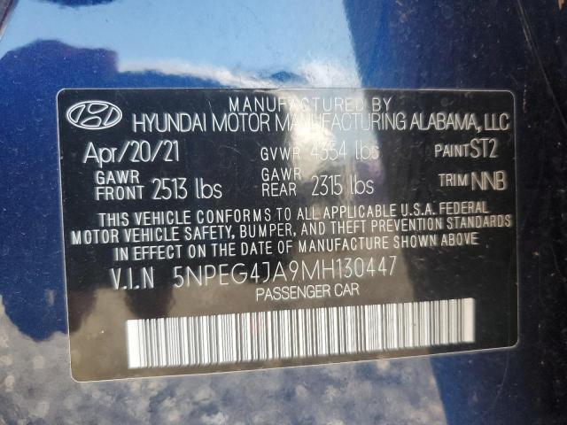 Photo 11 VIN: 5NPEG4JA9MH130447 - HYUNDAI SONATA SE 