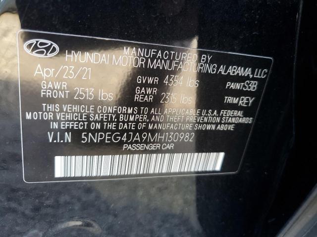 Photo 11 VIN: 5NPEG4JA9MH130982 - HYUNDAI SONATA SE 