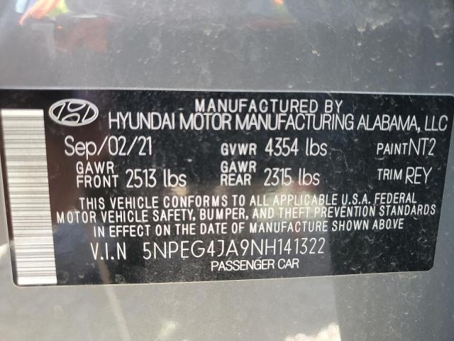 Photo 11 VIN: 5NPEG4JA9NH141322 - HYUNDAI SONATA 