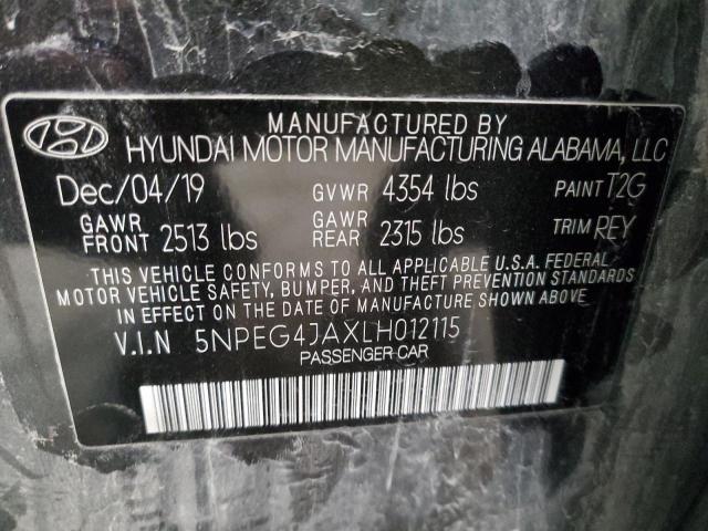 Photo 11 VIN: 5NPEG4JAXLH012115 - HYUNDAI SONATA SE 