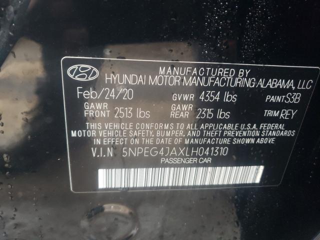 Photo 9 VIN: 5NPEG4JAXLH041310 - HYUNDAI SONATA SE 