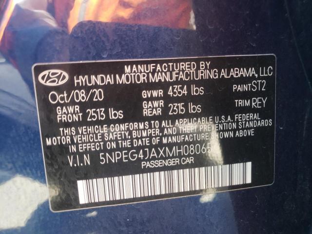 Photo 9 VIN: 5NPEG4JAXMH080657 - HYUNDAI SONATA SE 