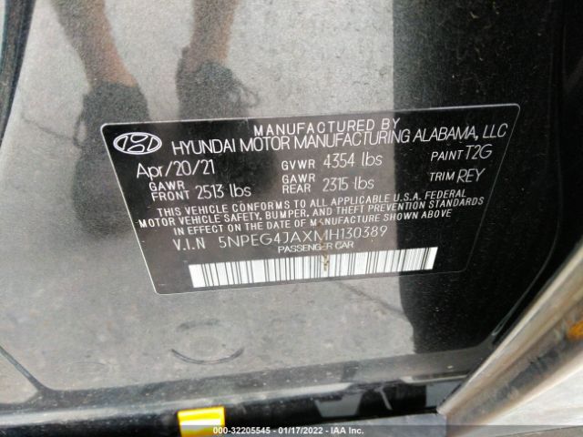 Photo 8 VIN: 5NPEG4JAXMH130389 - HYUNDAI SONATA 