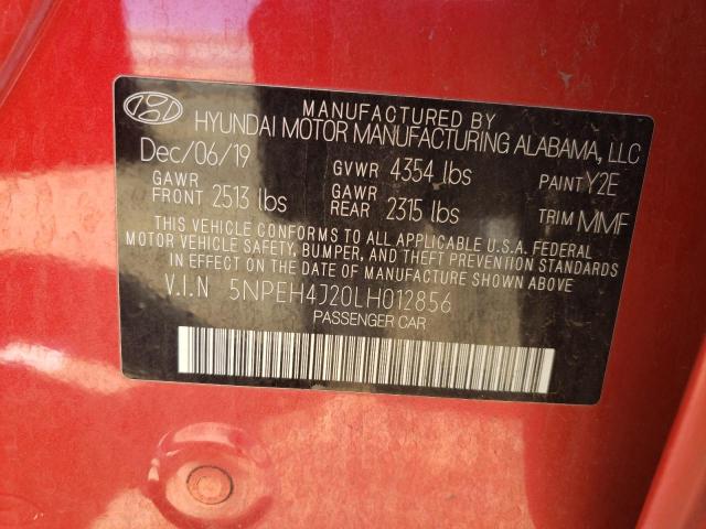 Photo 11 VIN: 5NPEH4J20LH012856 - HYUNDAI SONATA LIM 